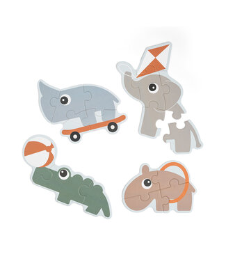 Done by Deer Done by Deer - Jigsaw puzzle set Playground Colour mix