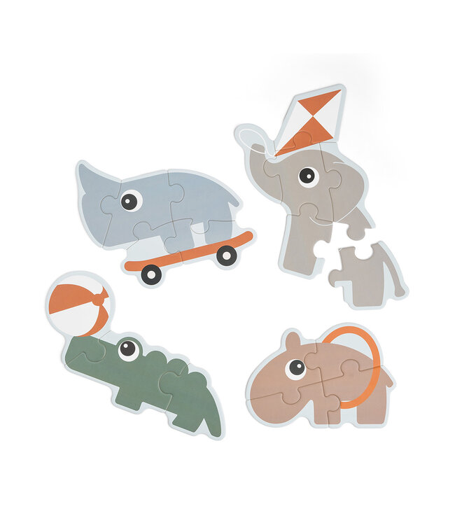 Done by Deer Done by Deer - Jigsaw puzzle set Playground Colour mix