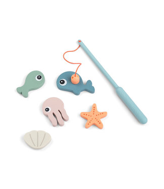 Done by Deer Done by Deer - Bath fishing toy Sea friends Colour mix