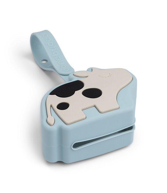 Done by Deer Done by Deer - Silicone pacifier pouch Dotti Blue