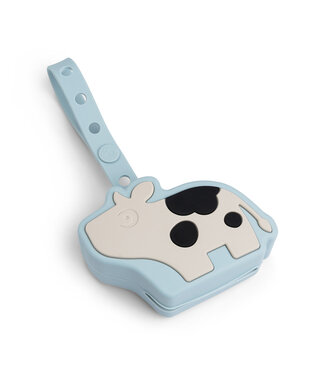 Done by Deer Done by Deer - Silicone pacifier pouch Dotti Blue