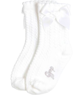 Gymp Gymp - Socks Kite Bow - White