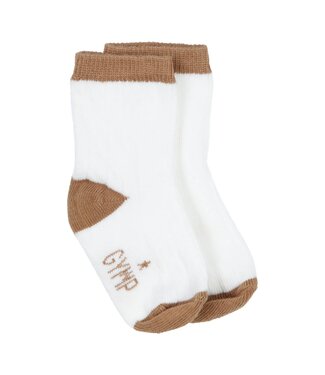 Gymp Gymp - Socks Kite Two Colours - White - Beige