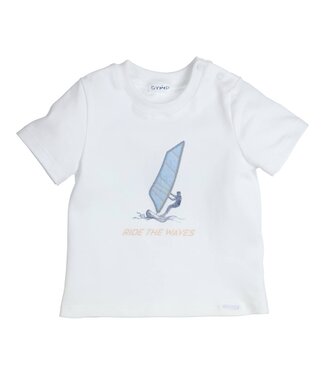 Gymp Gymp - T-shirt Aerobic Ride the waves - White