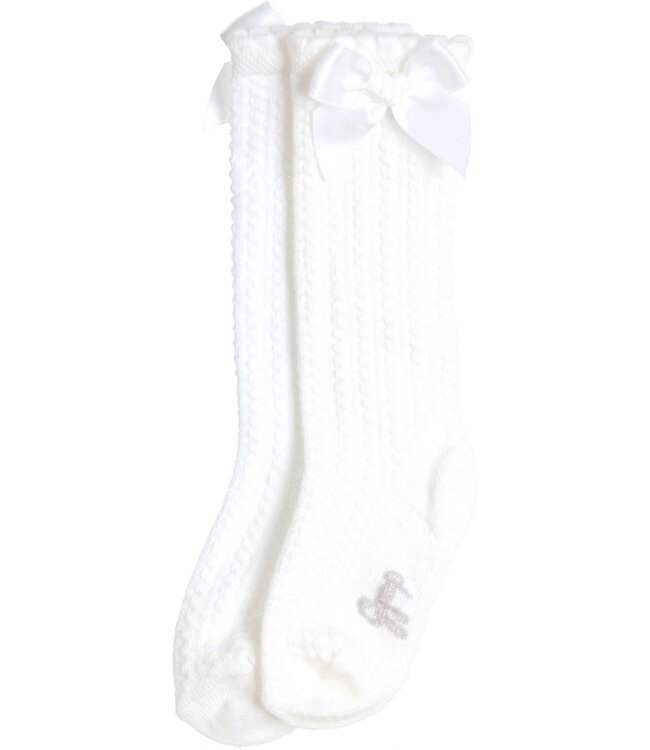Gymp Gymp - Knee socks Kite - White