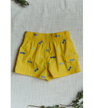 Tartine et Chocolat Tartine et Chocolat - Zwemshort vakantie - Geel
