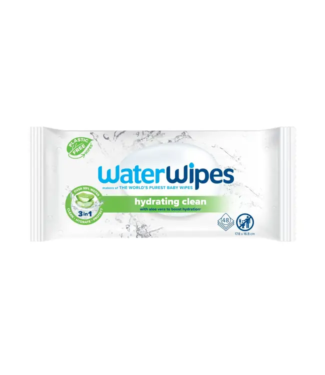 Waterwipes Waterwipes - Hydrating - Aloe Vera 48st