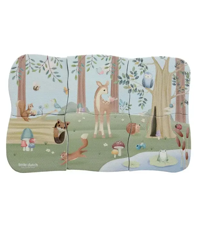Little Dutch Toys Little Dutch - Bad Foam  Puzzel - Forest Friends
