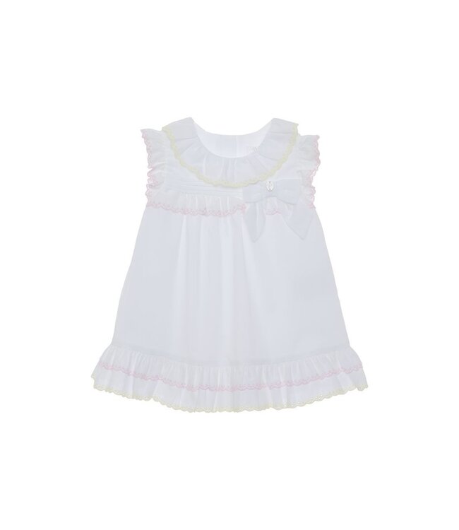 Patachou Patachou - Jurk woven - wit/geel/roze