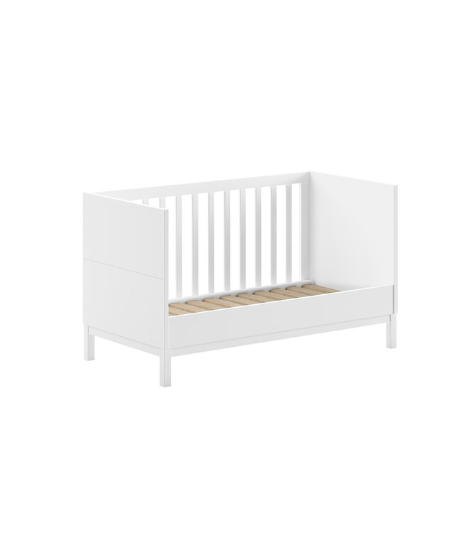 JAXX Jaxx - Eva Peuterbed Wit 70X140Cm (Lattenbodem Inbegrepen)