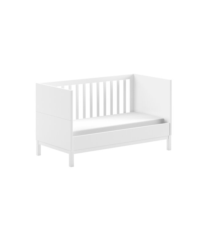 JAXX Jaxx - Eva Peuterbed Wit 70X140Cm (Lattenbodem Inbegrepen)