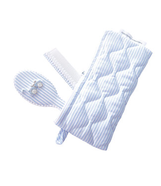 Theophile & Patachou Theophile & Patachou - Borstel en kam + zakje - Lichtblauw - Classic Car