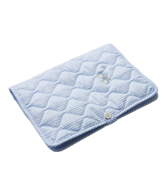 Theophile & Patachou Theophile & Patachou - Hoes geboorteboekje - Gewatteerd - Lichtblauw - Classic Car