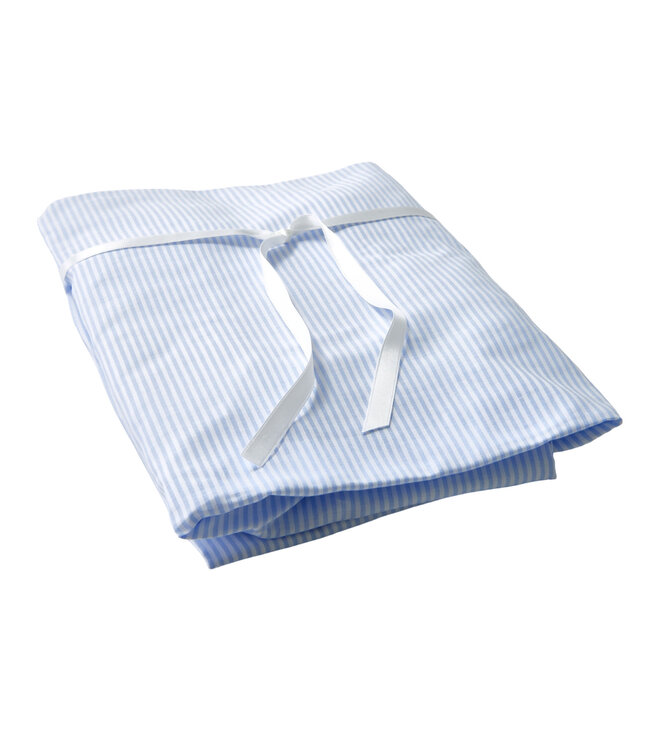 Theophile & Patachou Theophile & Patachou - Hoeslaken bed 70x140cm - Lijnen - Lichtblauw - Classic Car