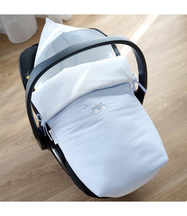 Theophile & Patachou Theophile & Patachou - Voetenzak 3-punts fixatie - Lichtblauw - Classic Car