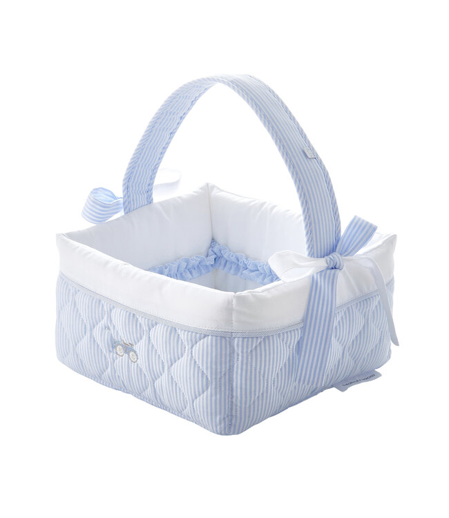 Theophile & Patachou Theophile & Patachou - Verzorgingsmand - Gewatteerd - Lichtblauw - Classic Car