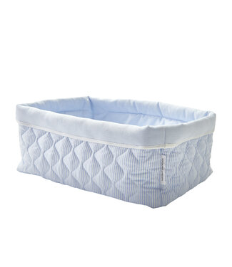 Theophile & Patachou Theophile & Patachou - Verzorgingsmand vierkant - Gewatteerd - Lichtblauw - Classic Car