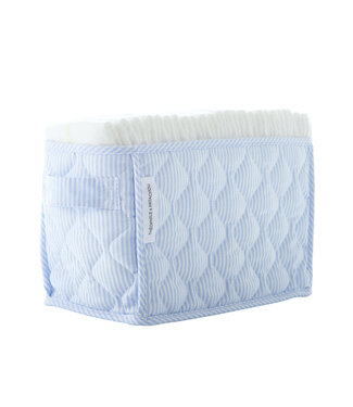 Theophile & Patachou Theophile & Patachou - Verzorgingsmand voor luiers  - Gewatteerd - Lichtblauw - Classic Car
