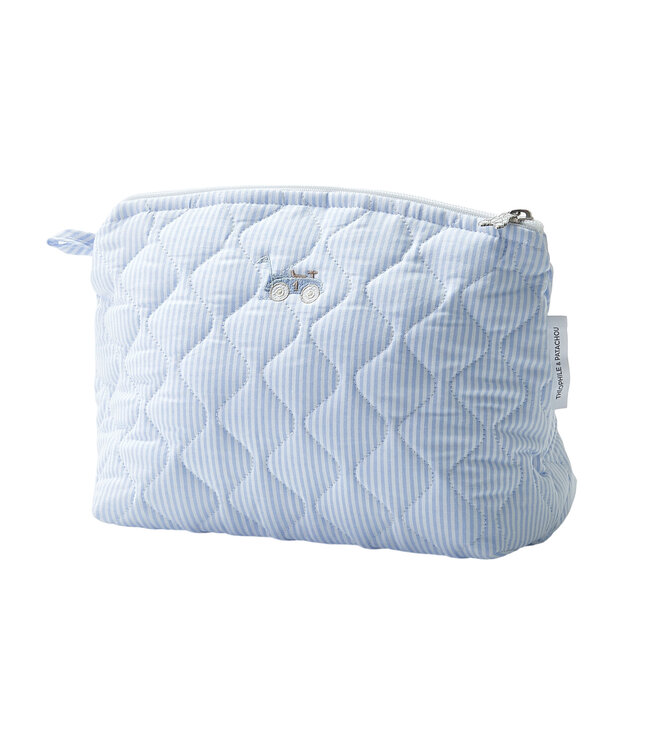 Theophile & Patachou Theophile & Patachou - Toilettas - Gewatteerd - Lichtblauw - Classic Car