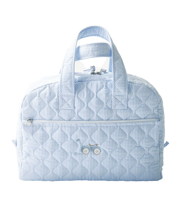 Theophile & Patachou Theophile & Patachou - Reis-toilettas - Gewatteerd - Lichtblauw - Classic Car