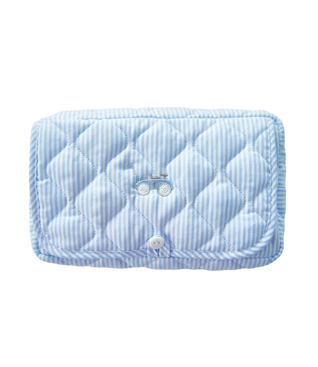 Theophile & Patachou Theophile & Patachou - Reishoes vochtige doekjes - Gewatteerd - Lichtblauw - Classic Car