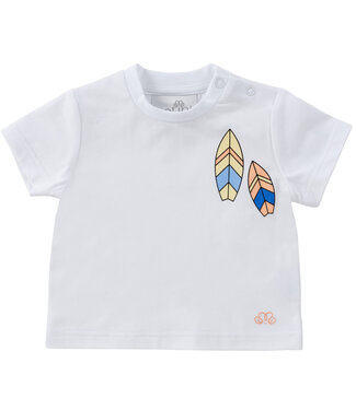 Natini Natini - T-shirt Surfboard - White