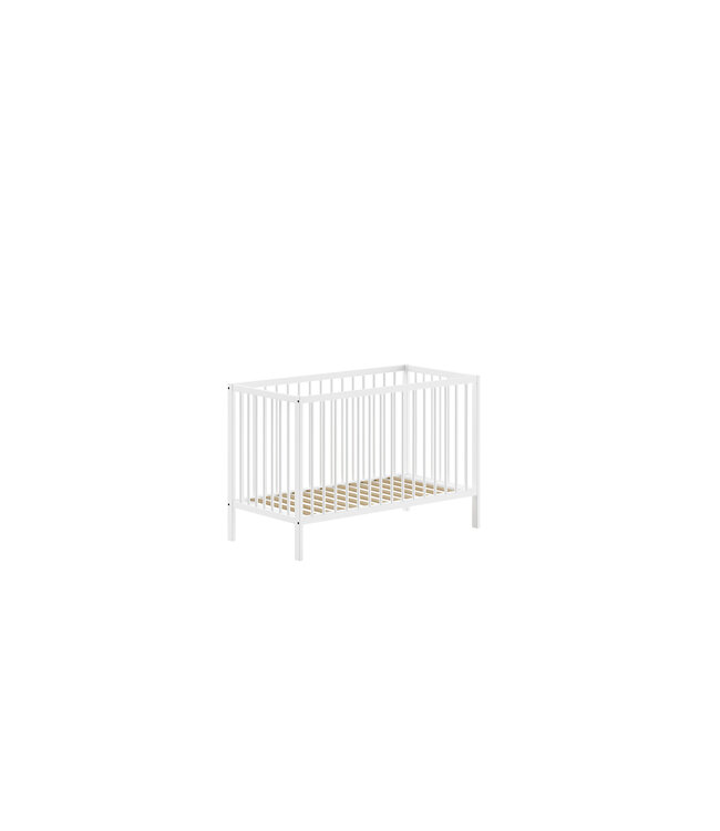 JAXX Jaxx - Dino Babybed 60X120 Wit (Lattenbodem Inbegrepen)