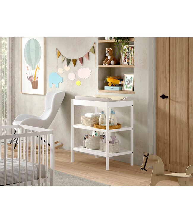 JAXX Jaxx - Dino Aankleedkomode Wit