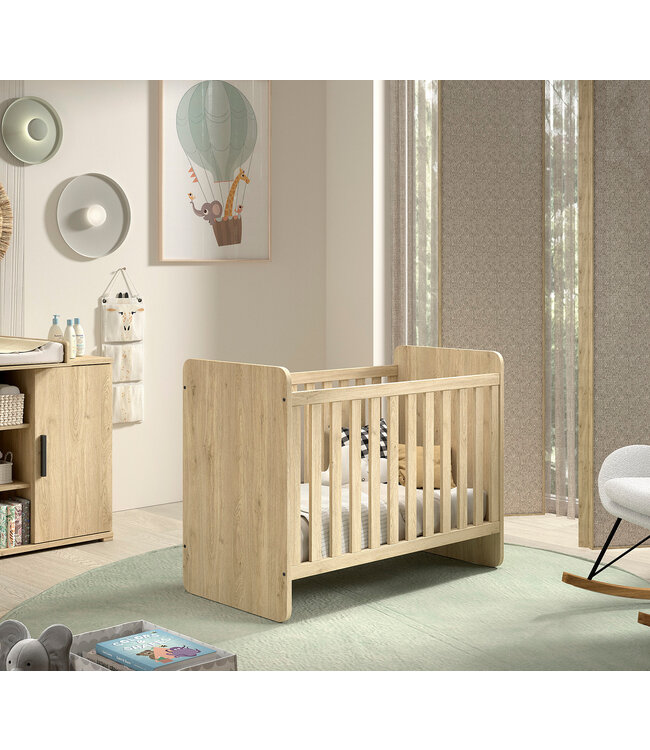 JAXX Jaxx - Sam Doorgroeibed Eik (Lattenbodem Inbegrepen)