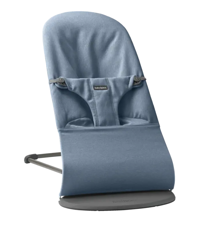 Babybjorn BabyBjörn - Wipstoeltje Bliss  - Geweven Mélange Blauw