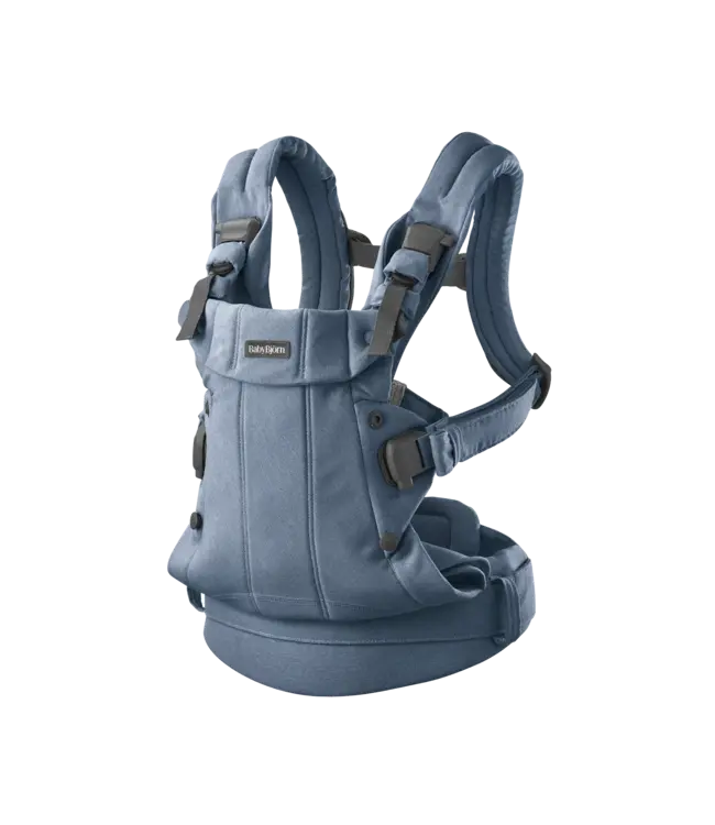 Babybjorn BabyBjörn - Draagzak Harmony - Geweven Mélange Blauw