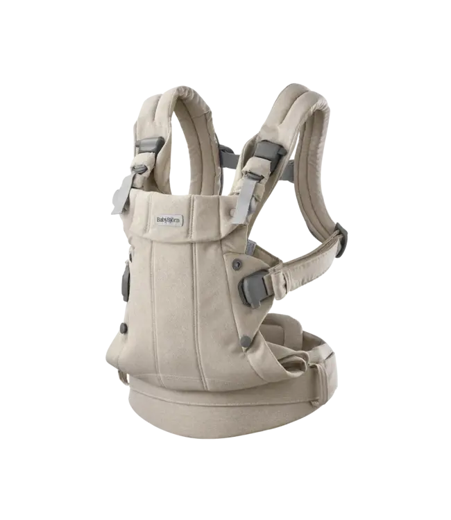 Babybjorn BabyBjörn - Draagzak Harmony - Geweven Mélange Lichtbeige