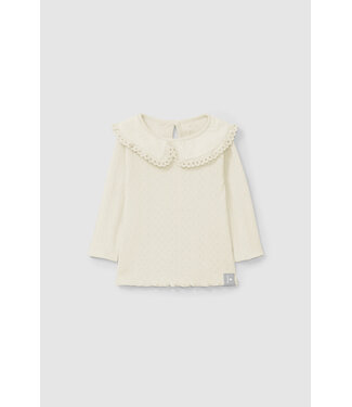Snug Snug - Tshirt met lange mouwen ajours - creme