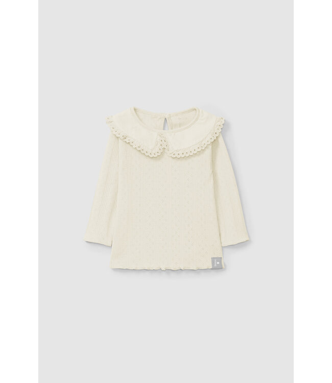 Snug Snug - Tshirt met lange mouwen ajours - creme