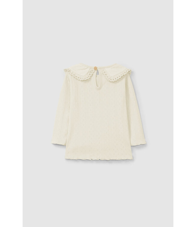 Snug Snug - Tshirt met lange mouwen ajours - creme