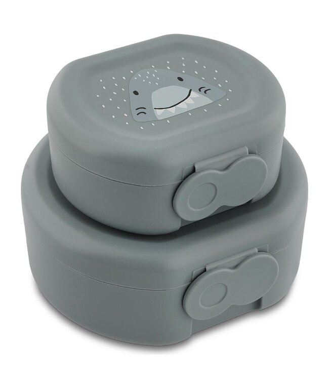 Trixie Trixie - Snackbox met clip - 2 stuks - Mr. Shark