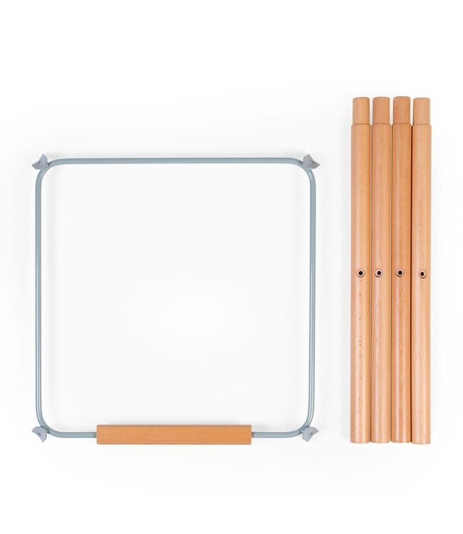 Childhome Childhome - Evolu Extra Set Lange Poten + Voetsteun - Hout - Munt