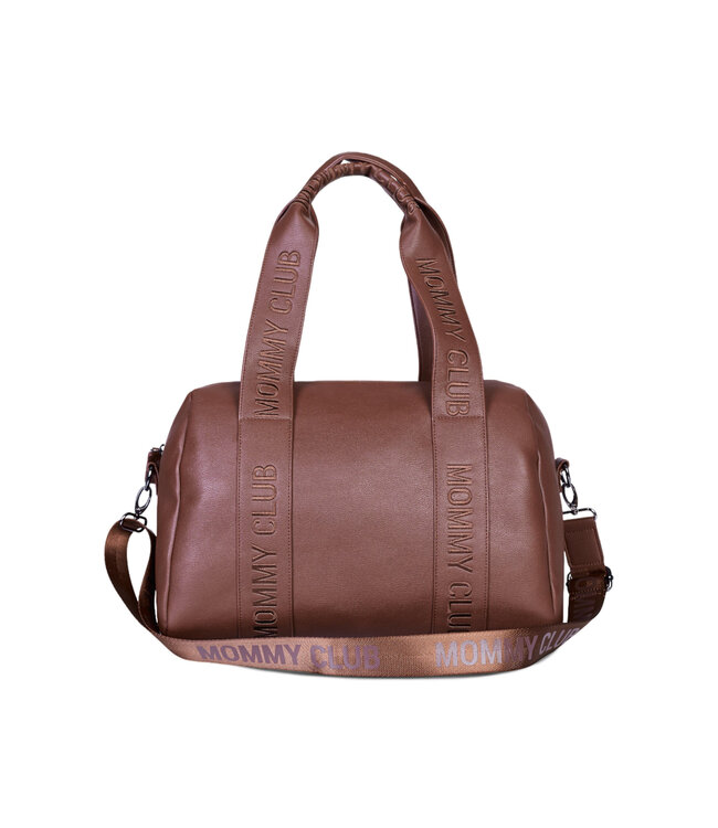 Childhome Childhome - MOMMY CLUB VERZORGINGSTAS - SIGNATURE - SIMILE LEDER - DONKER BRUIN