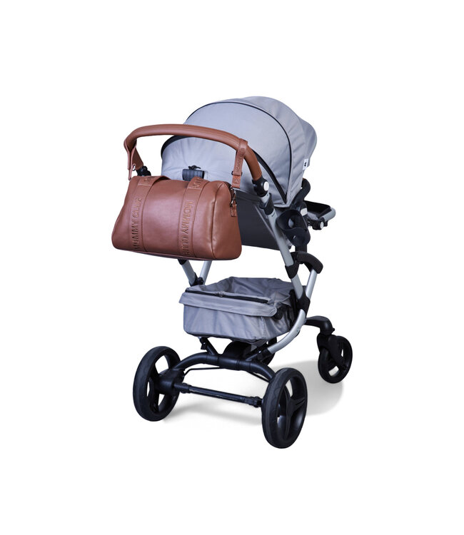 Childhome Childhome - MOMMY CLUB VERZORGINGSTAS - SIGNATURE - SIMILE LEDER - DONKER BRUIN