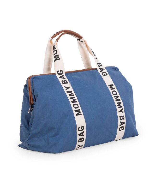 Childhome Childhome - Mommy Bag ® Verzorgingstas - Signature - Canvas - Indigo