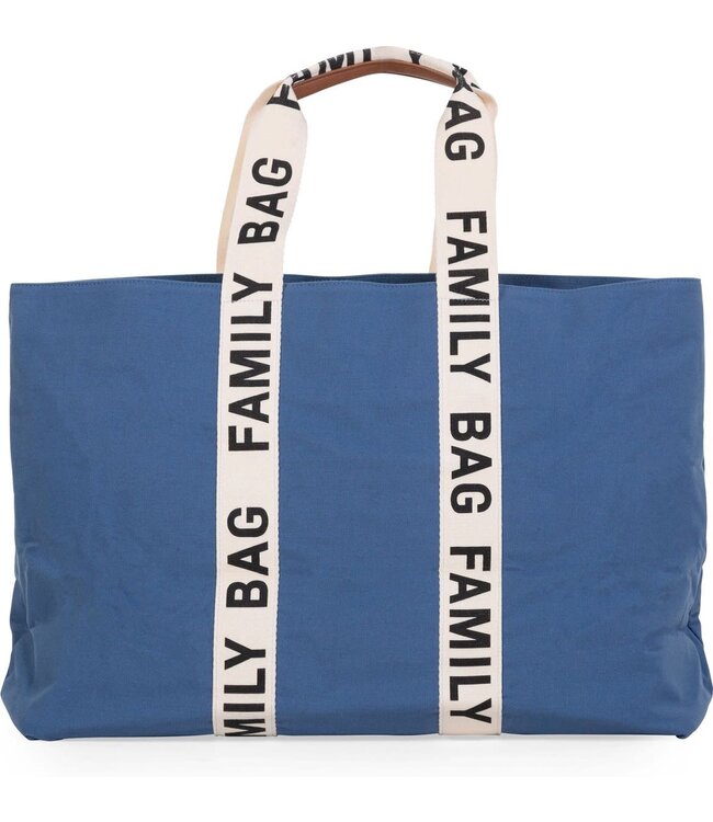 Childhome Childhome - Family Bag Verzorgingstas - Signature - Canvas - Indigo 