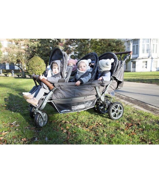 Childhome Childhome - SIX SEATER 2 BLACK +RC +SC