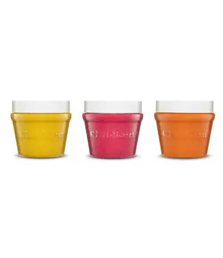 Childgen Childgen - Play Dough Jar 3 Pcs- Yellow - Pink- Orange