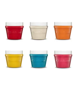 Childgen Childgen - Play Dough Jar 6 Pcs - Yellow- Red-Blue-Pink-Orange-White