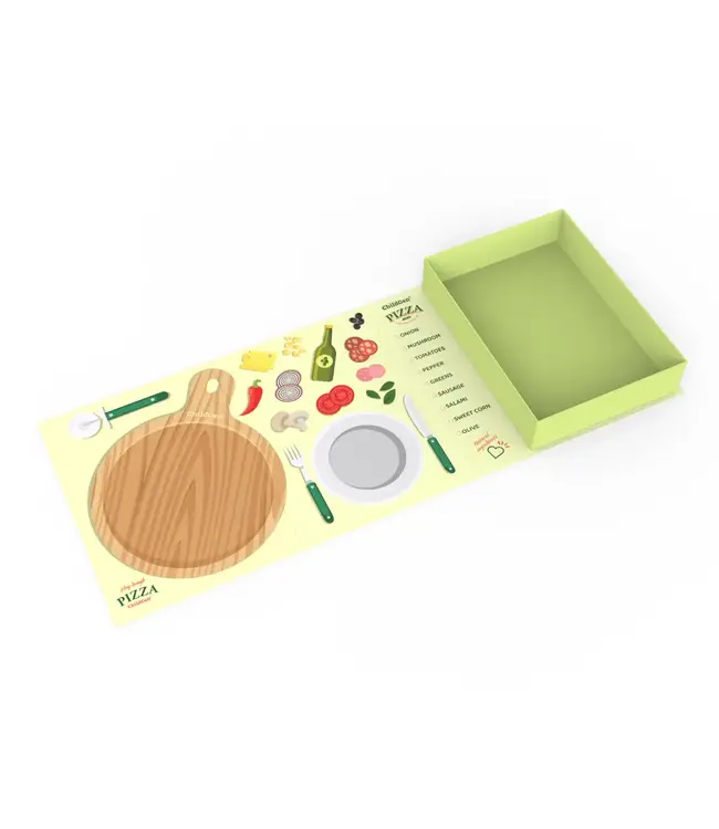 Childgen Childgen - Play Dough Games - Pizza Set - Multicolor