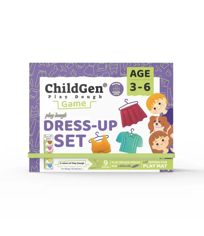 Childgen Childgen - Play Dough Games - Dress Up Set - Multicolor