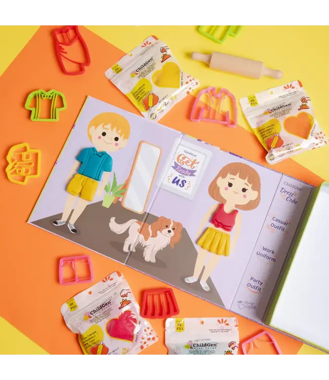 Childgen Childgen - Play Dough Games - Dress Up Set - Multicolor