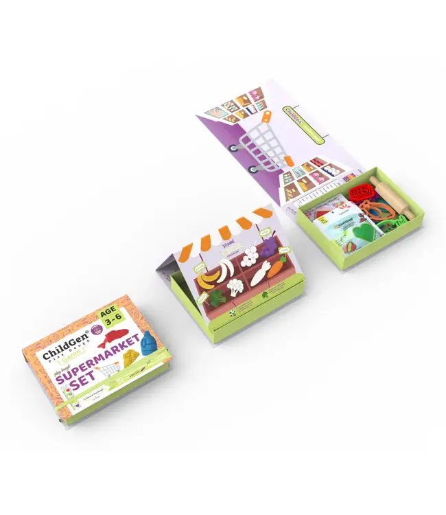 Childgen Childgen - Play Dough Games - Super Market - Multicolor