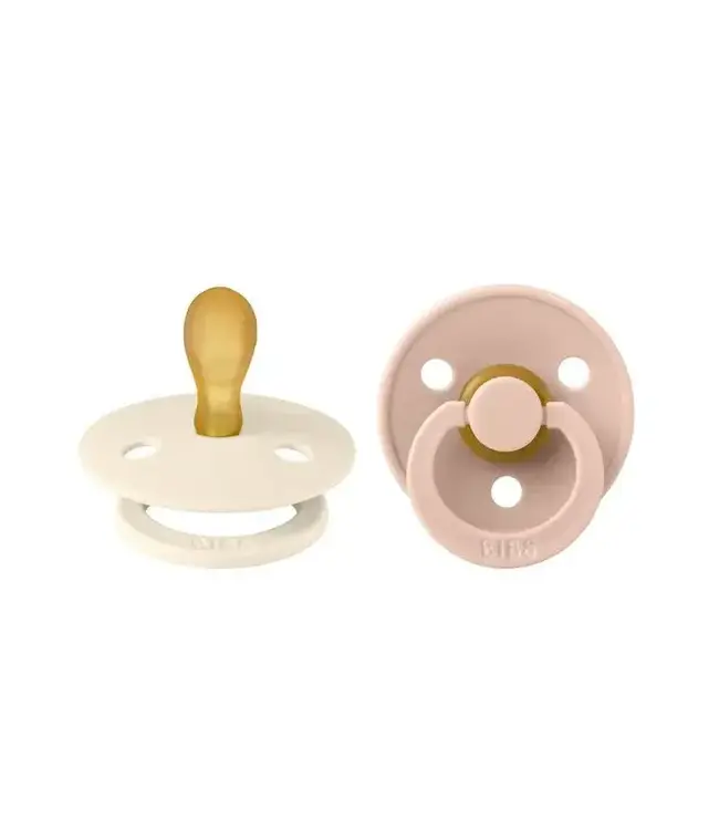 Bibs Bibs -Fospenen Latex  2-pack Ivory/blush - Symmetrical - T1