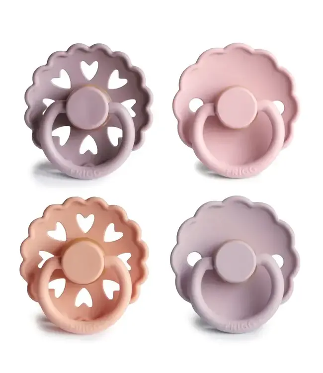 Frigg Frigg - Fopspeen 4-Pack - Natuurrubber - Sunset Bliss T2